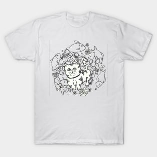 Cat Mandala T-Shirt